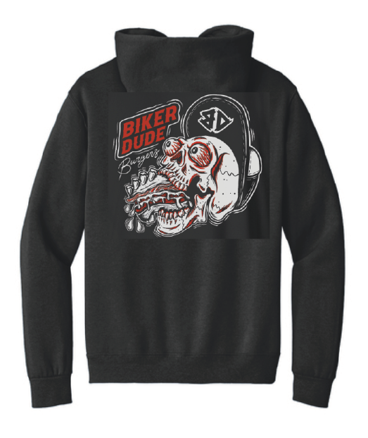 gear dude Biker Dude Burgers Hoodies! – Biker Dude Burgers Gear