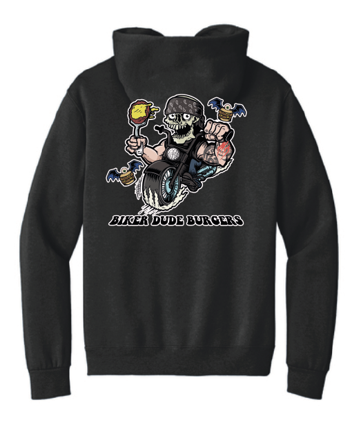 gear dude Biker Dude Burgers Hoodies! – Biker Dude Burgers Gear